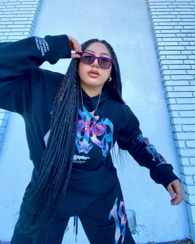 NUQE Men's Just Playin' Sunglasses Purple/Grey sold by Culture Kings