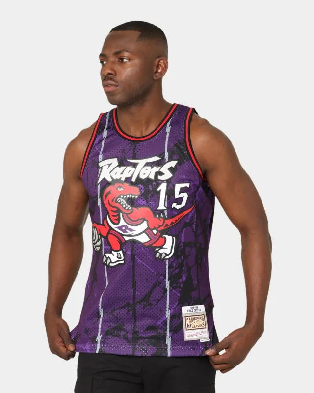 Mitchell & Ness Toronto Raptors Vince Carter #15 '98-'99 Marble Swingman Jersey Purple sold by Culture Kings