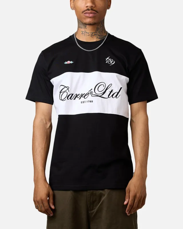Carre Established Panel T-Shirt Black/White sold by Culture Kings