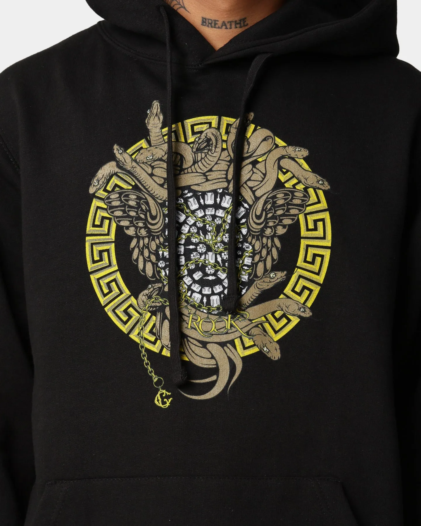 Crooks & Castles Lux Medusa Hoodie Black/Gold sold by Culture Kings product image thumbnail 4