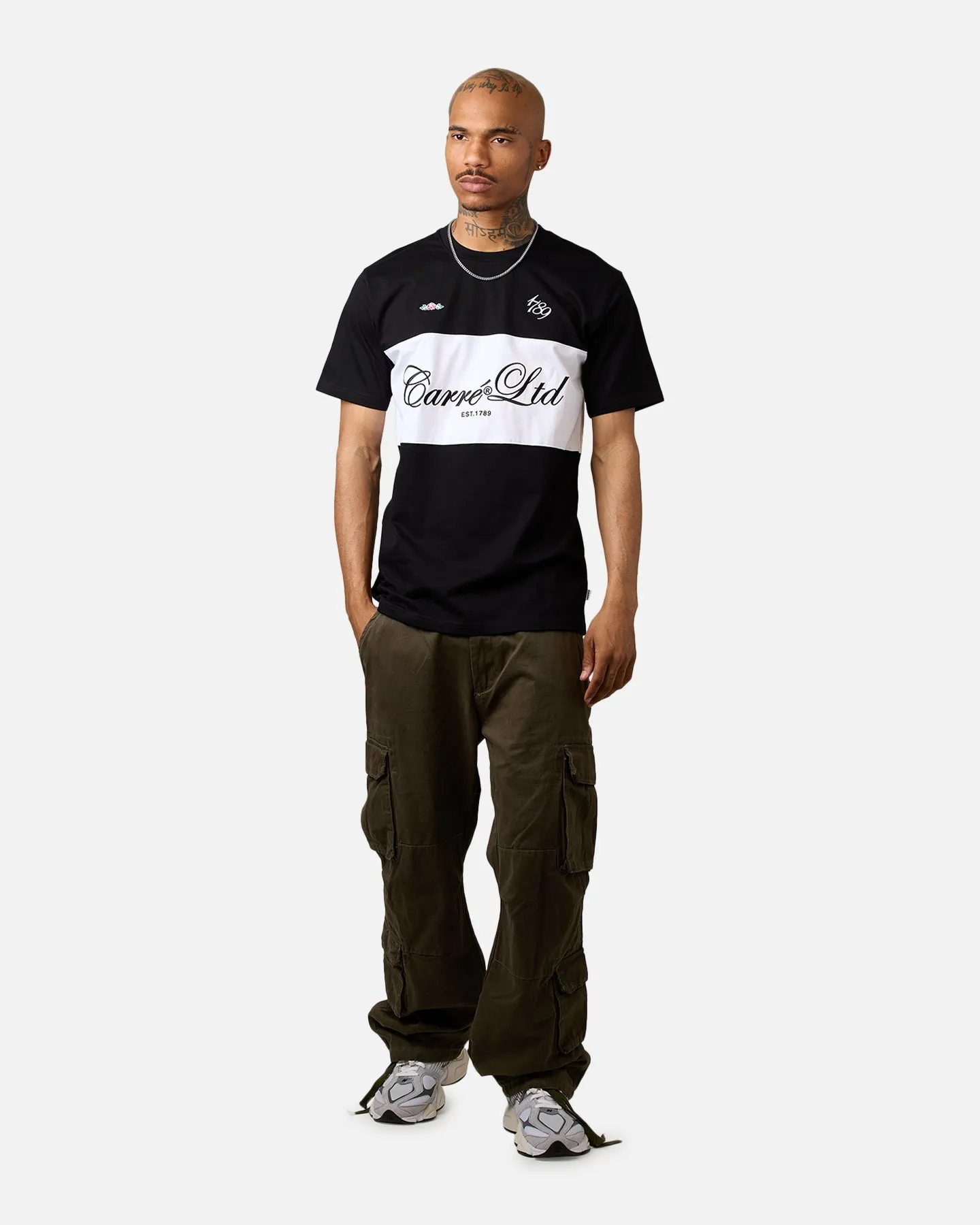 Carre Established Panel T-Shirt Black/White sold by Culture Kings product image thumbnail 3