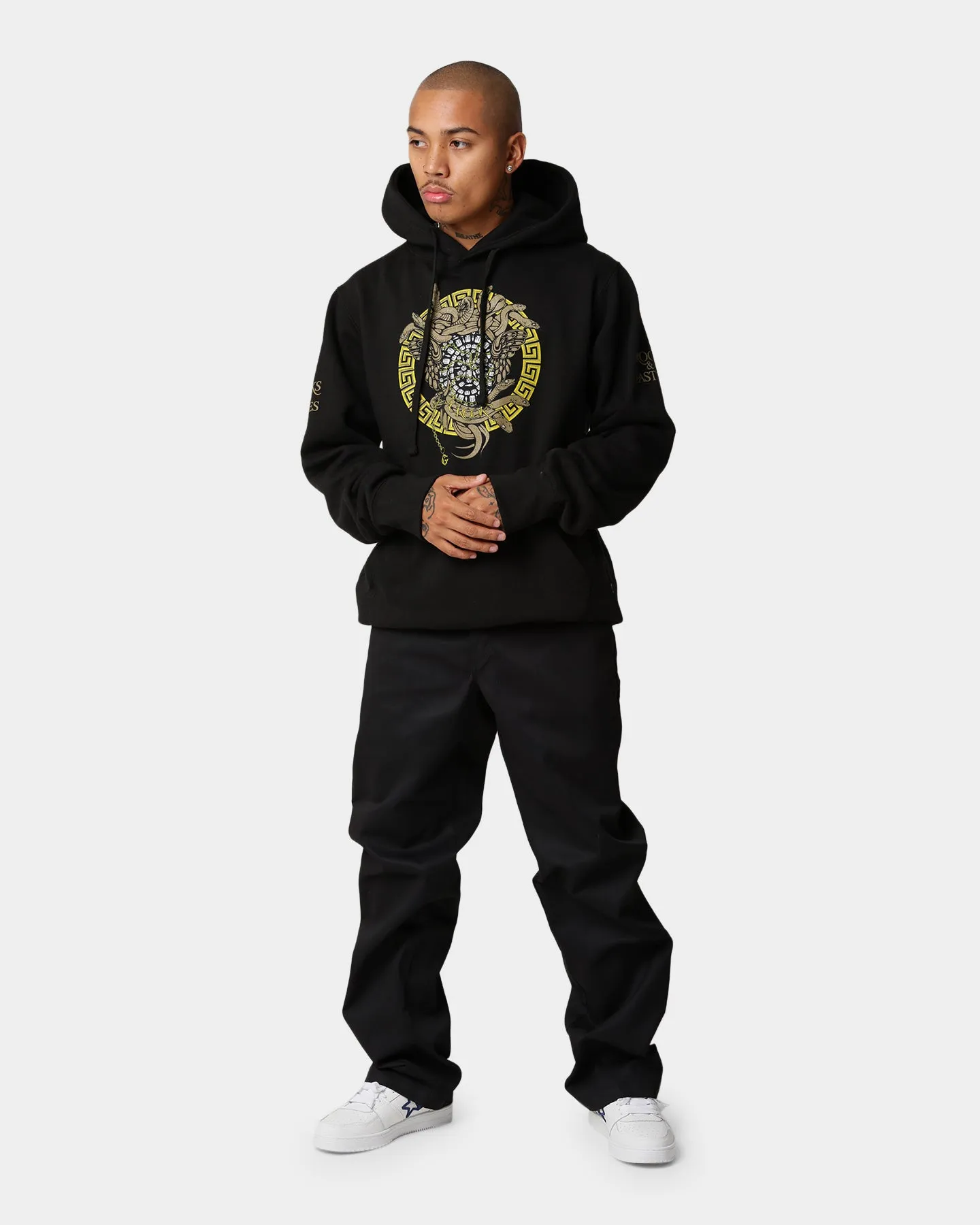 Crooks & Castles Lux Medusa Hoodie Black/Gold sold by Culture Kings product image thumbnail 3