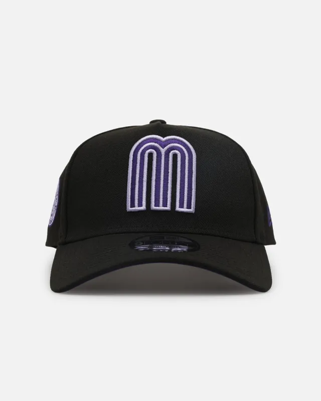 New Era Mexico National Baseball Team 'Purple Haze' 9FORTY A-Frame Snapback Black/Purple sold by Culture Kings