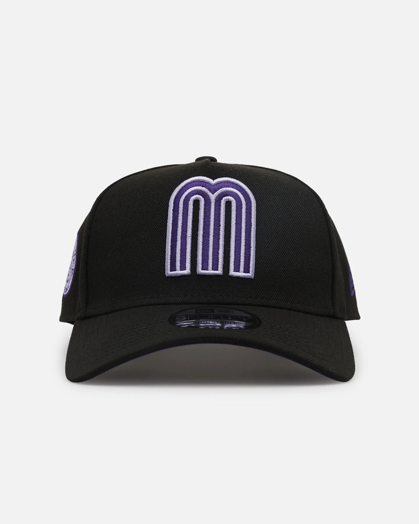 New Era Mexico National Baseball Team 'Purple Haze' 9FORTY A-Frame Snapback Black/Purple sold by Culture Kings