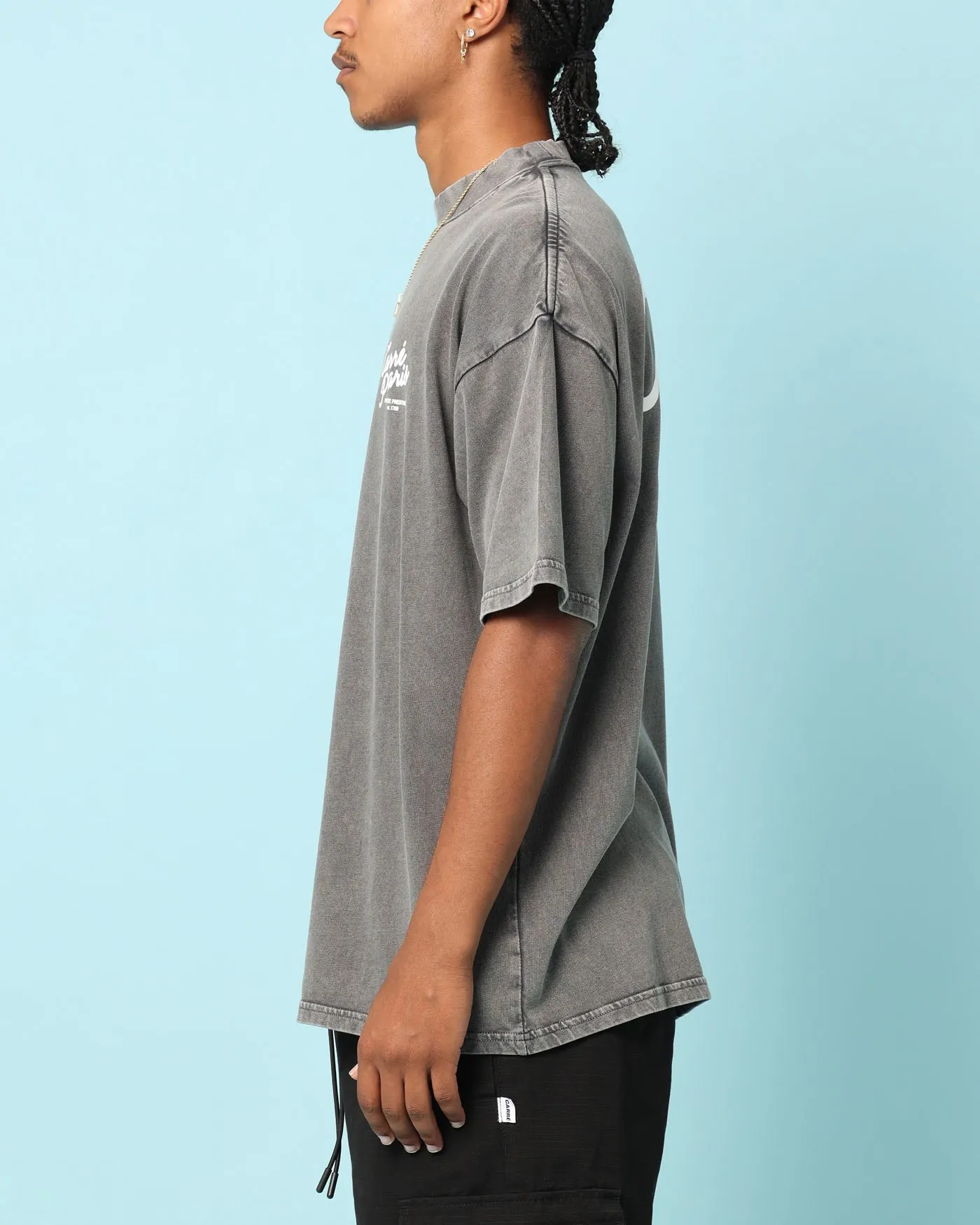 Carré Gorgeous Script Oversized T-Shirt Washed Charcoal sold by Culture Kings product image thumbnail 5