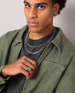 NXS Heirloom Cross Ring White Gold sold by Culture Kings