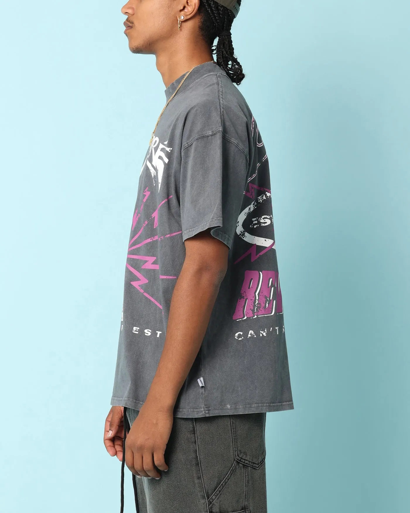 Carré Revolution 13 Oversized T-Shirt Vintage Black sold by Culture Kings product image thumbnail 5
