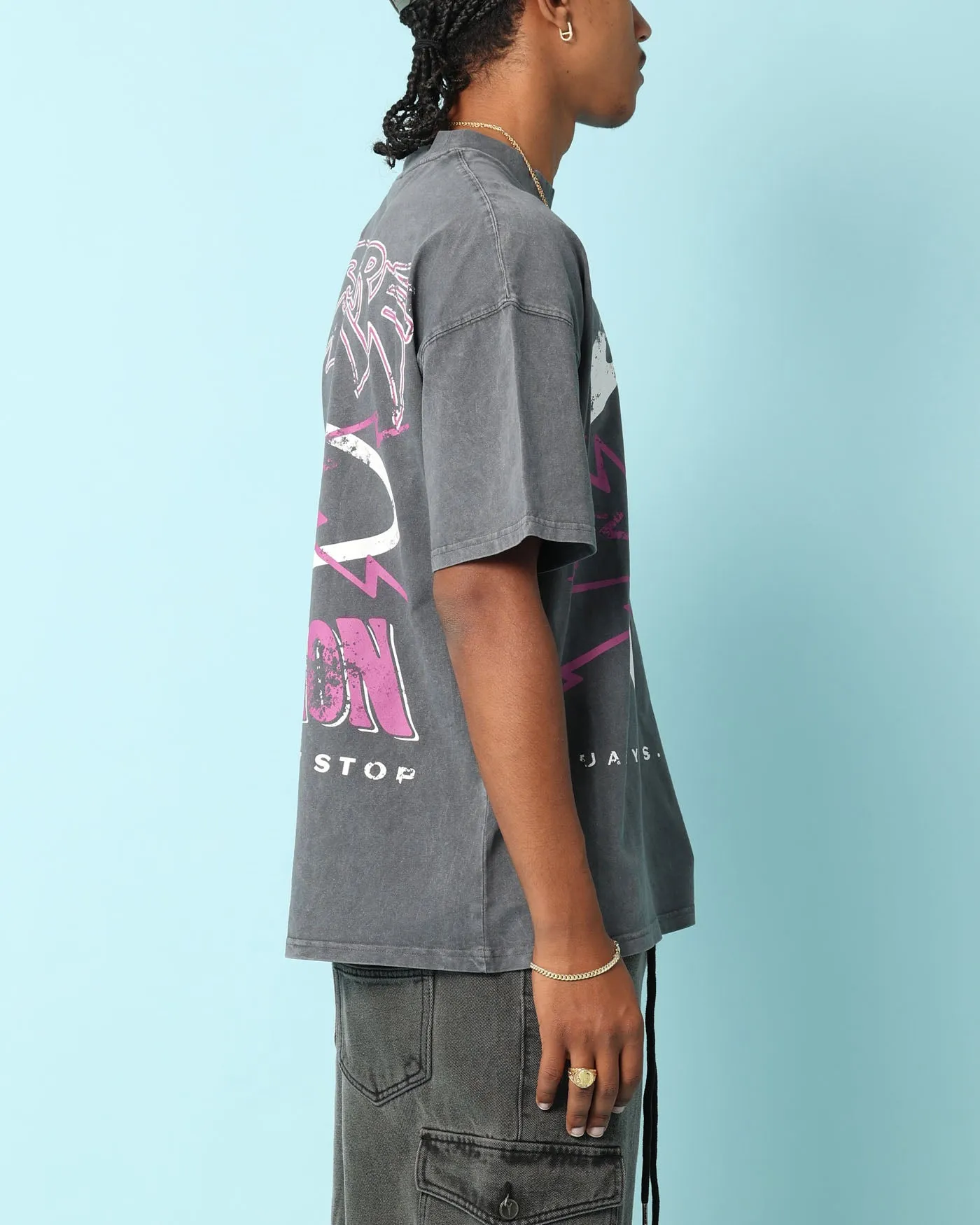 Carré Revolution 13 Oversized T-Shirt Vintage Black sold by Culture Kings product image thumbnail 4