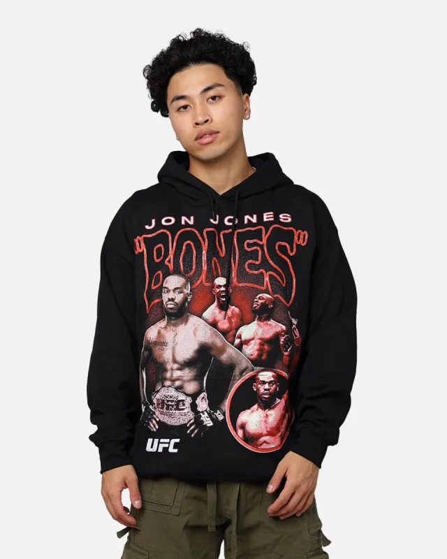 UFC By Goat Crew Jon Jones Vintage Hoodie Black Wash sold by Culture Kings