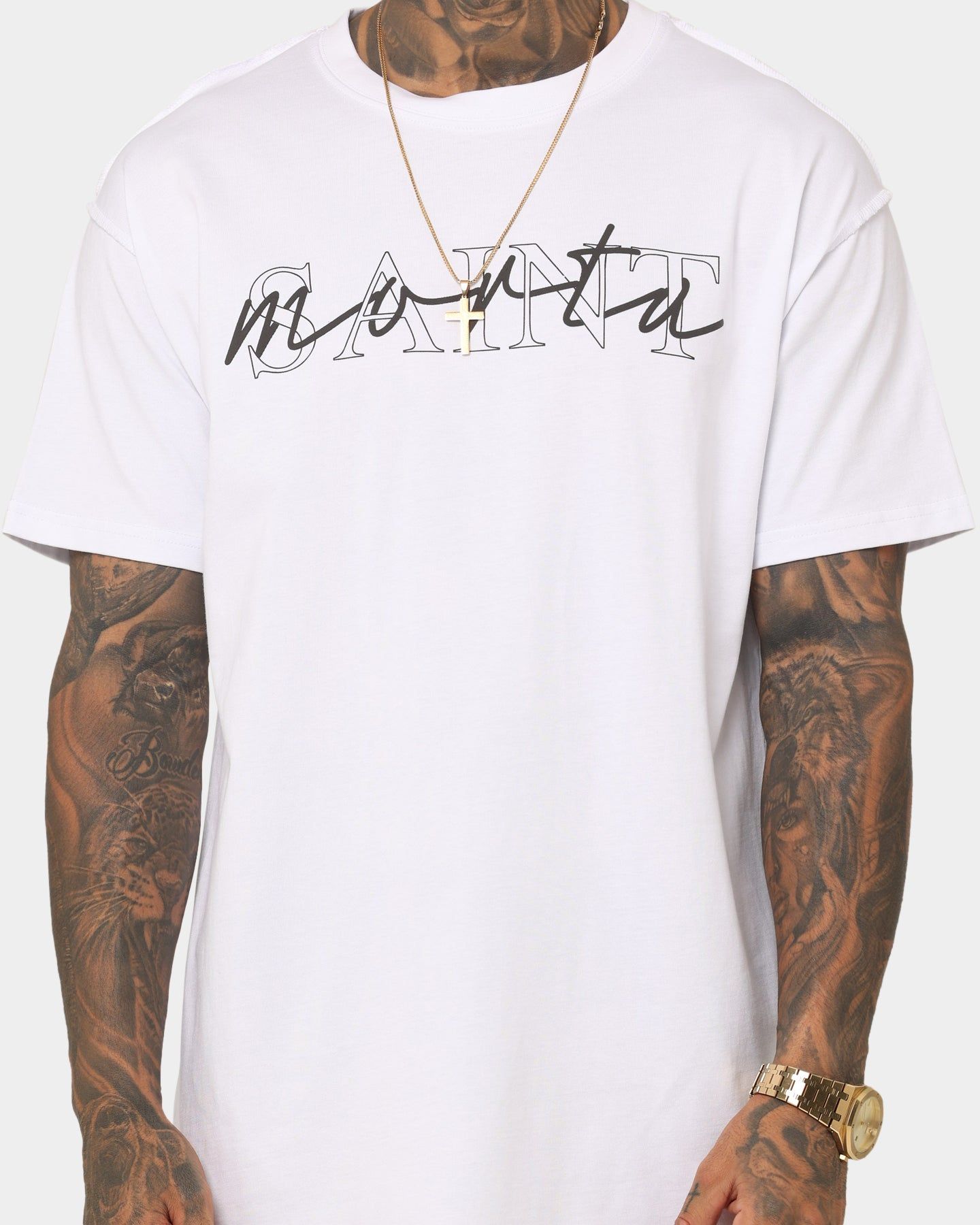 Saint Morta Interlock Lafayette T-Shirt sold by Culture Kings product image thumbnail 3