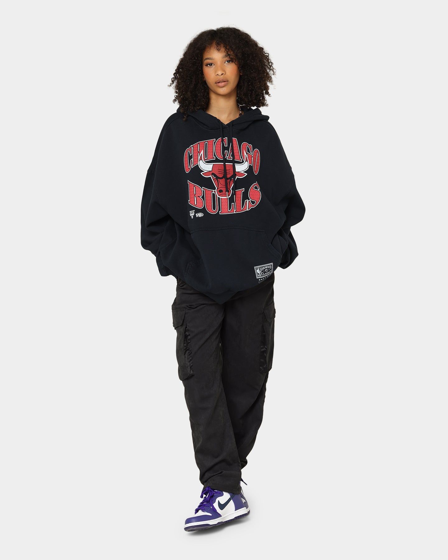 Mitchell & Ness Chicago Bulls Point Guard Hoodie Faded Black sold by Culture Kings product image thumbnail 2