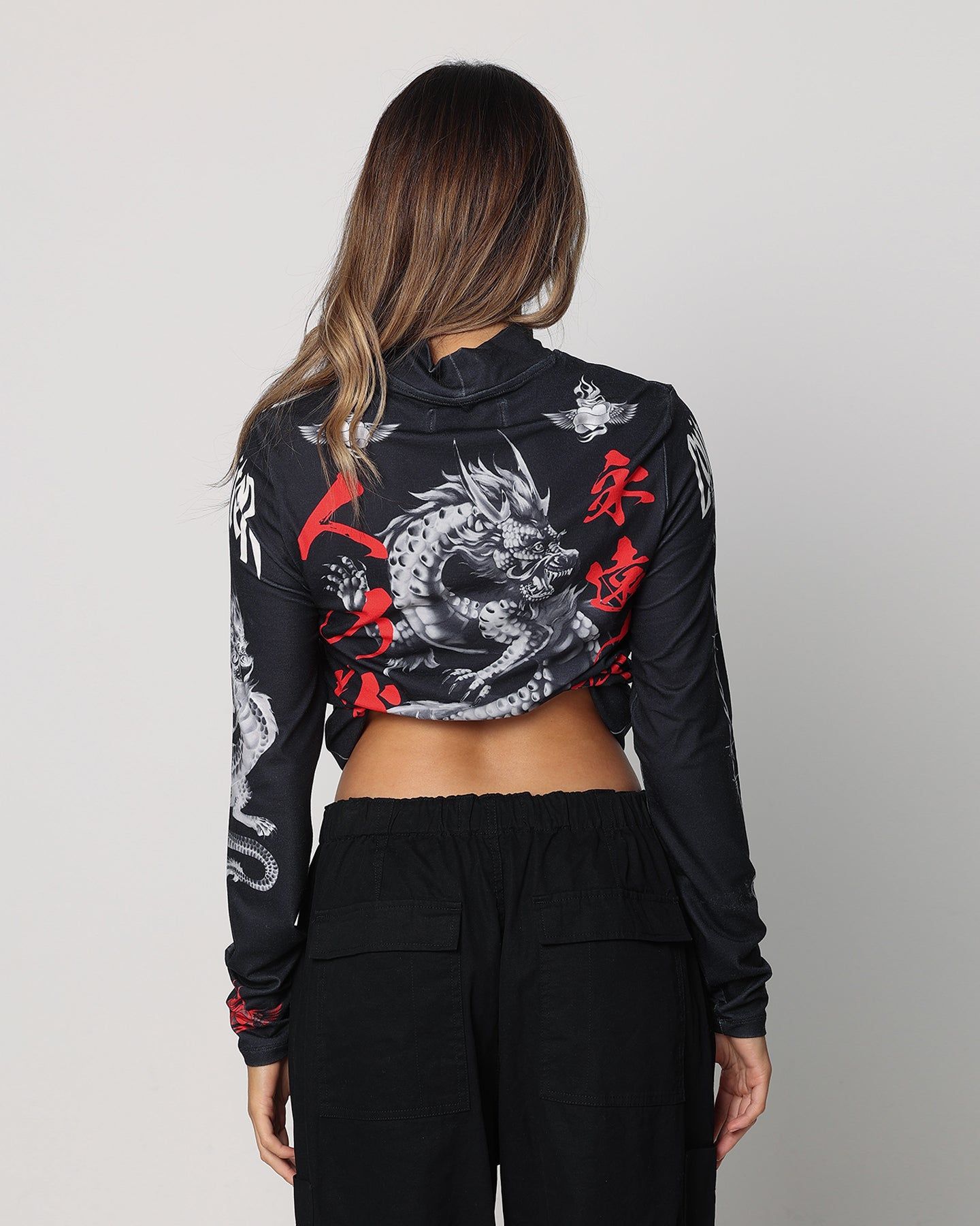 Loiter Drago Long Sleeve T-Shirt Black sold by Culture Kings product image thumbnail 8