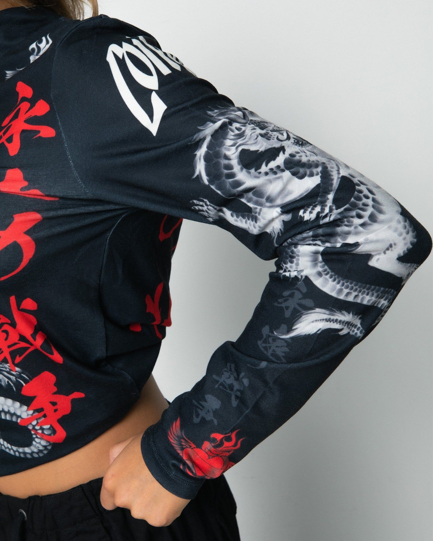 Loiter Drago Long Sleeve T-Shirt Black sold by Culture Kings product image thumbnail 5