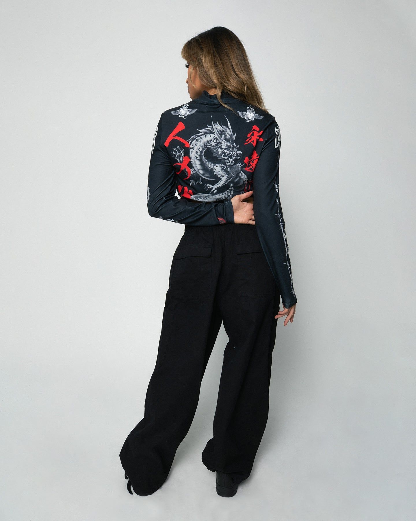 Loiter Drago Long Sleeve T-Shirt Black sold by Culture Kings product image thumbnail 6