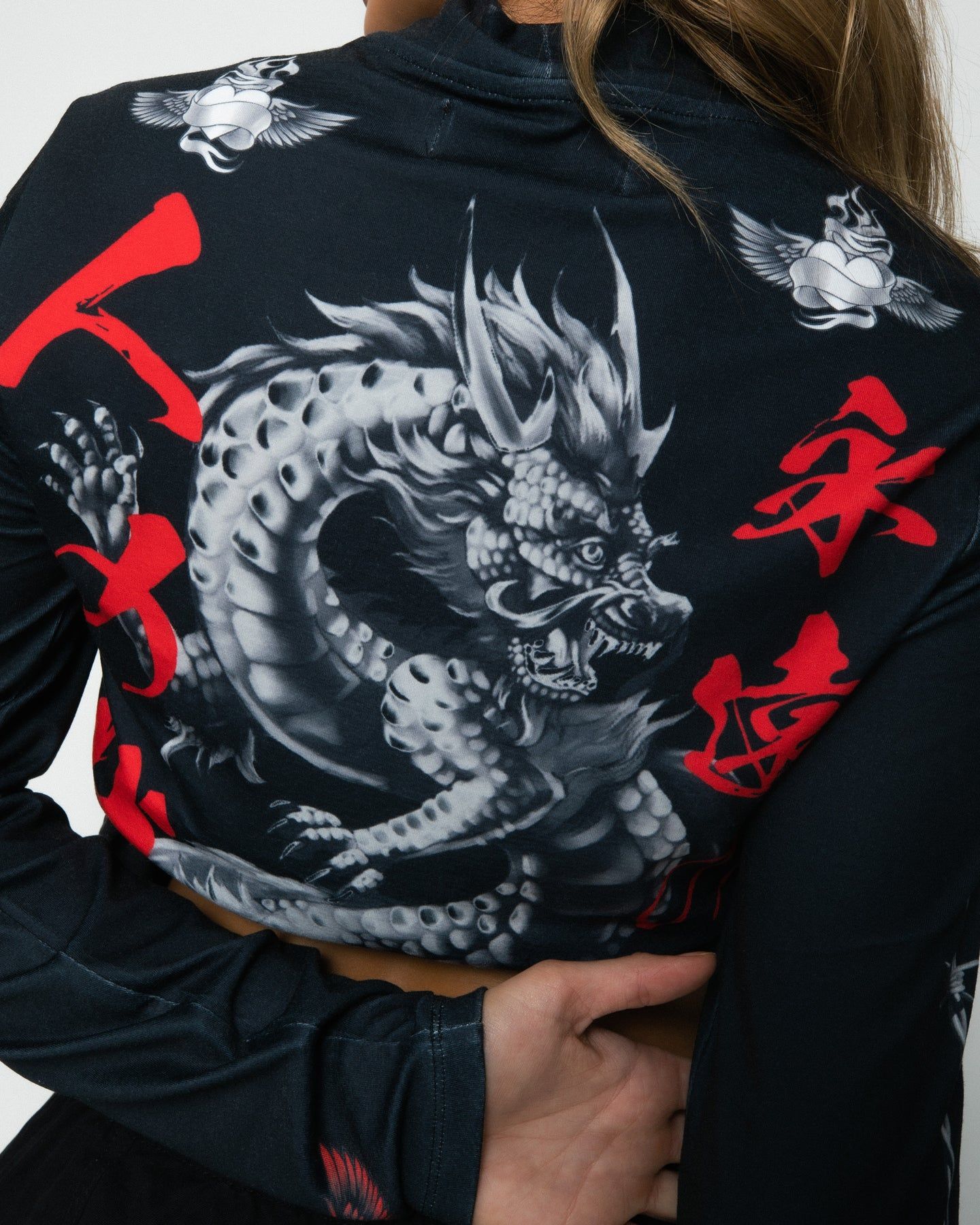 Loiter Drago Long Sleeve T-Shirt Black sold by Culture Kings product image thumbnail 2