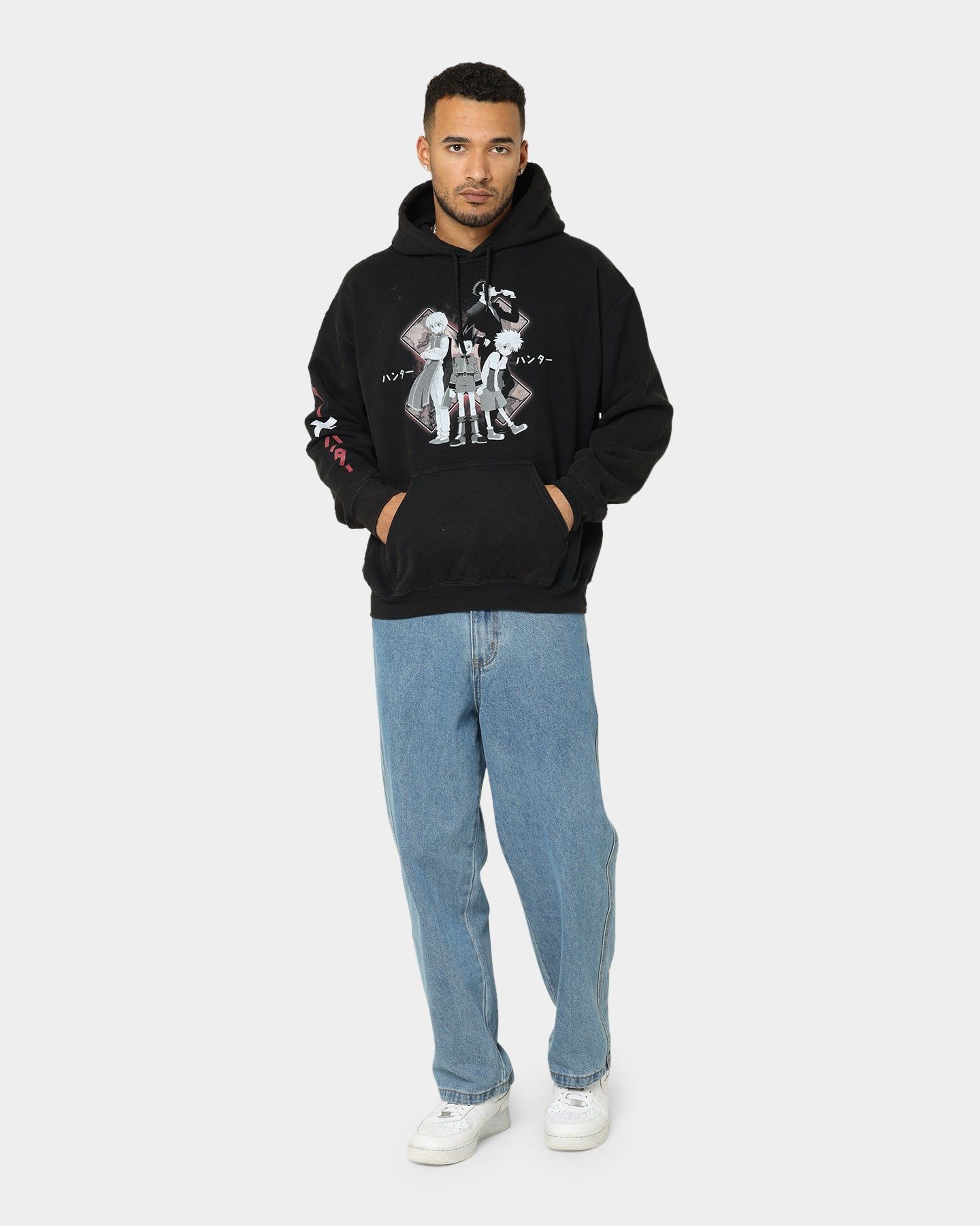 Goat Crew X Hunter X Hunter Vintage Hoodie Black Wash sold by Culture Kings product image thumbnail 2