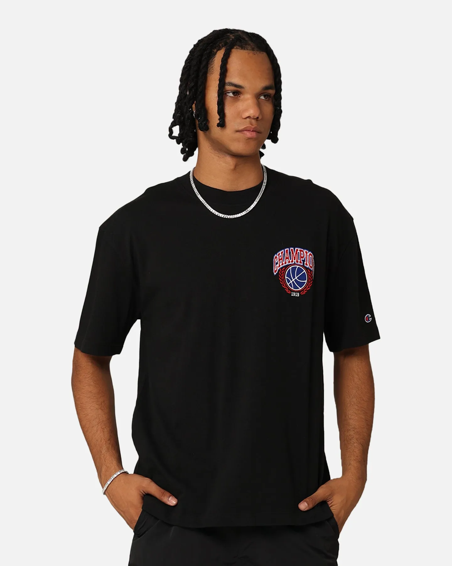 Champion Heritage Field Basketball T-Shirt Black sold by Culture Kings product image thumbnail 2
