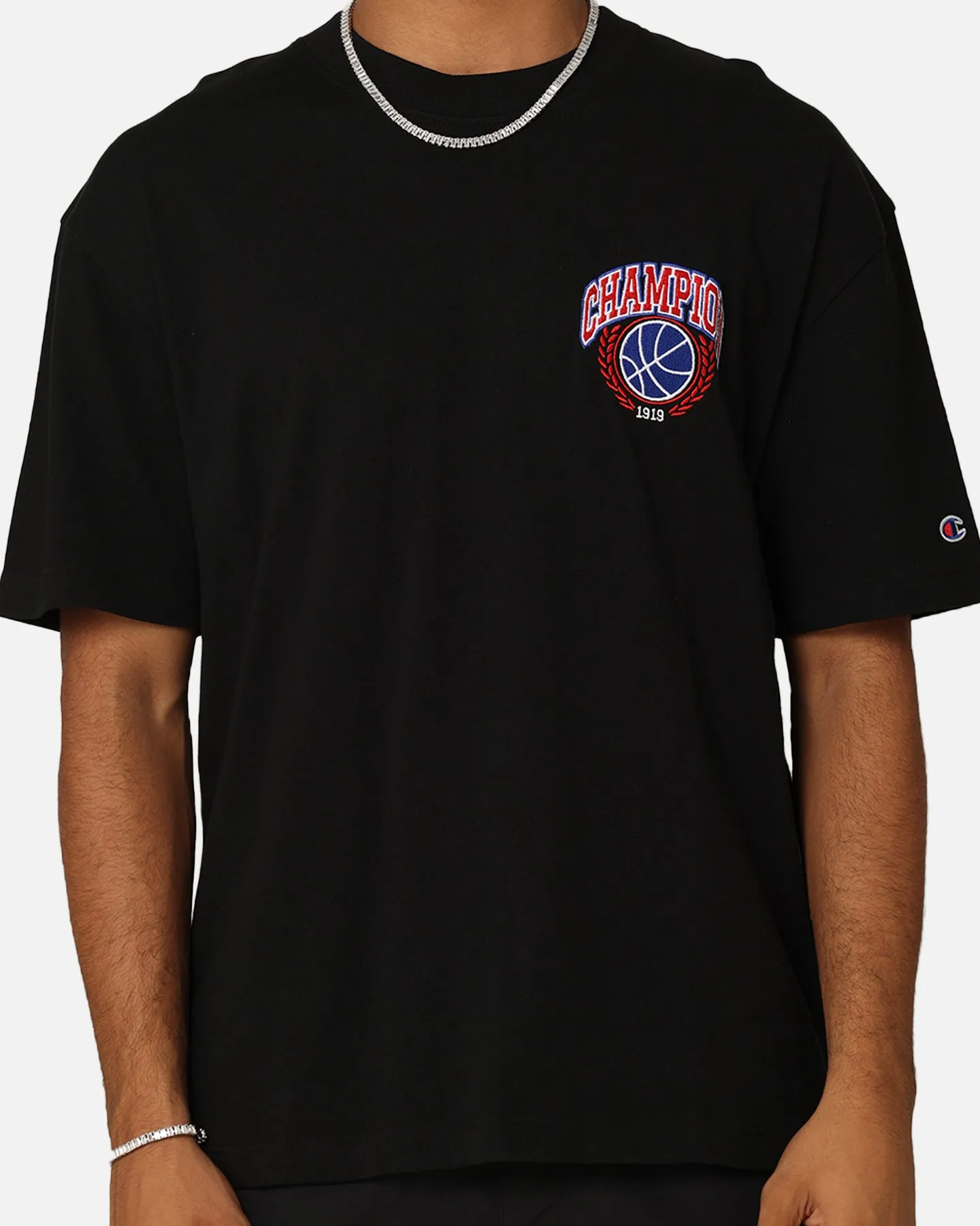 Champion Heritage Field Basketball T-Shirt Black sold by Culture Kings product image thumbnail 4