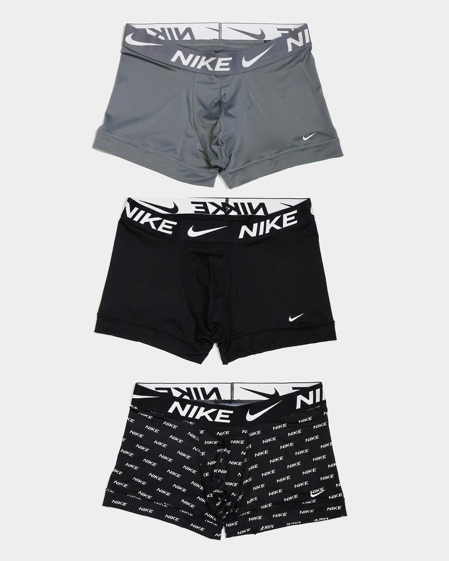 Nike Essential Micro Trunks 3 Pack Black/Cool Grey sold by Culture Kings