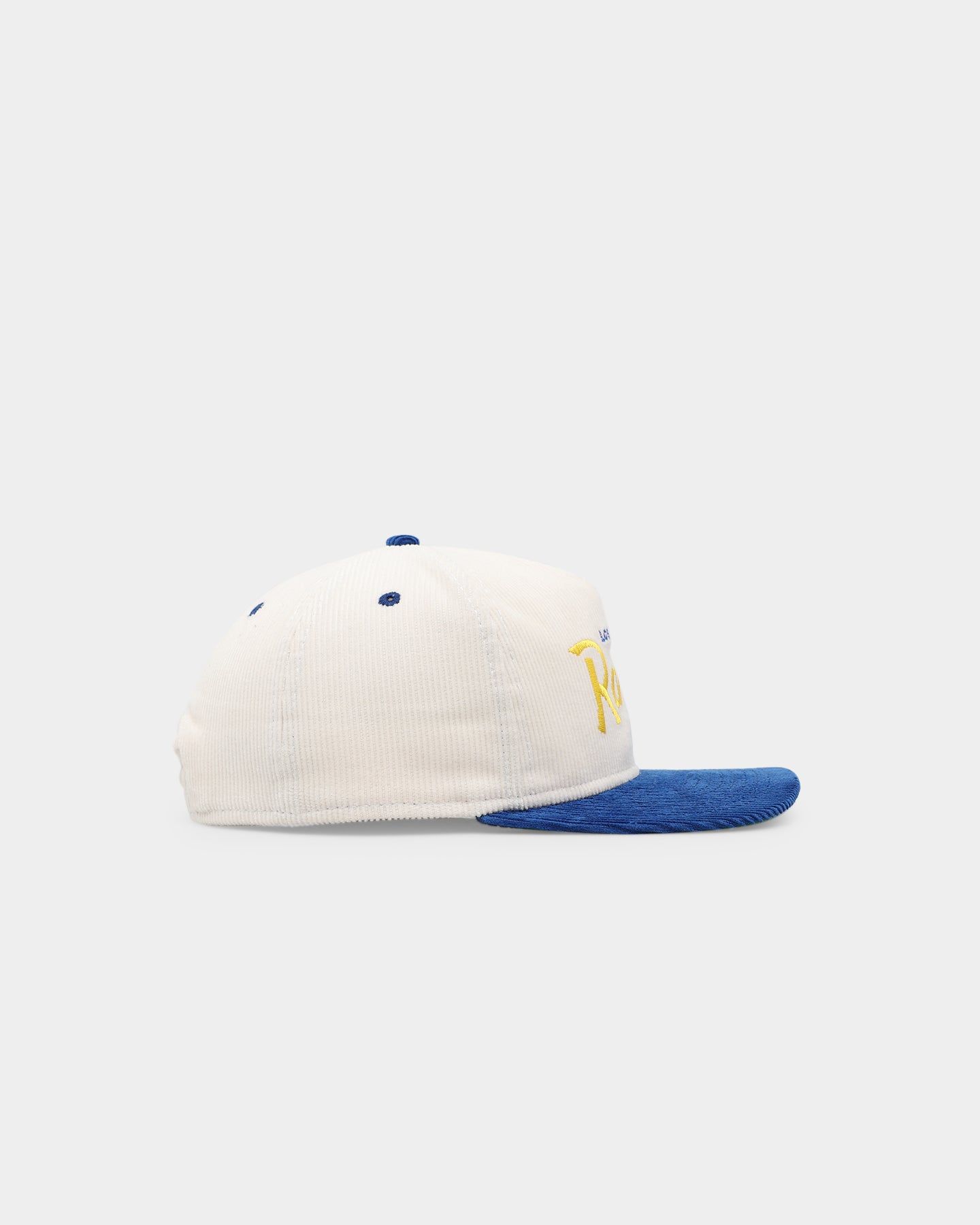 New Era Los Angeles Rams 'Chrome Corduroy Throwback Script' Golfer Snapback Chrome White sold by Culture Kings product image thumbnail 3