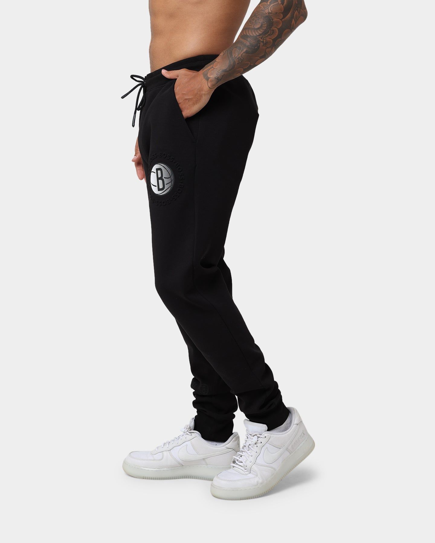 Hugo Boss Hugo Boss X NBA Brooklyn Nets Basic Joggers Black sold by Culture Kings product image thumbnail 5