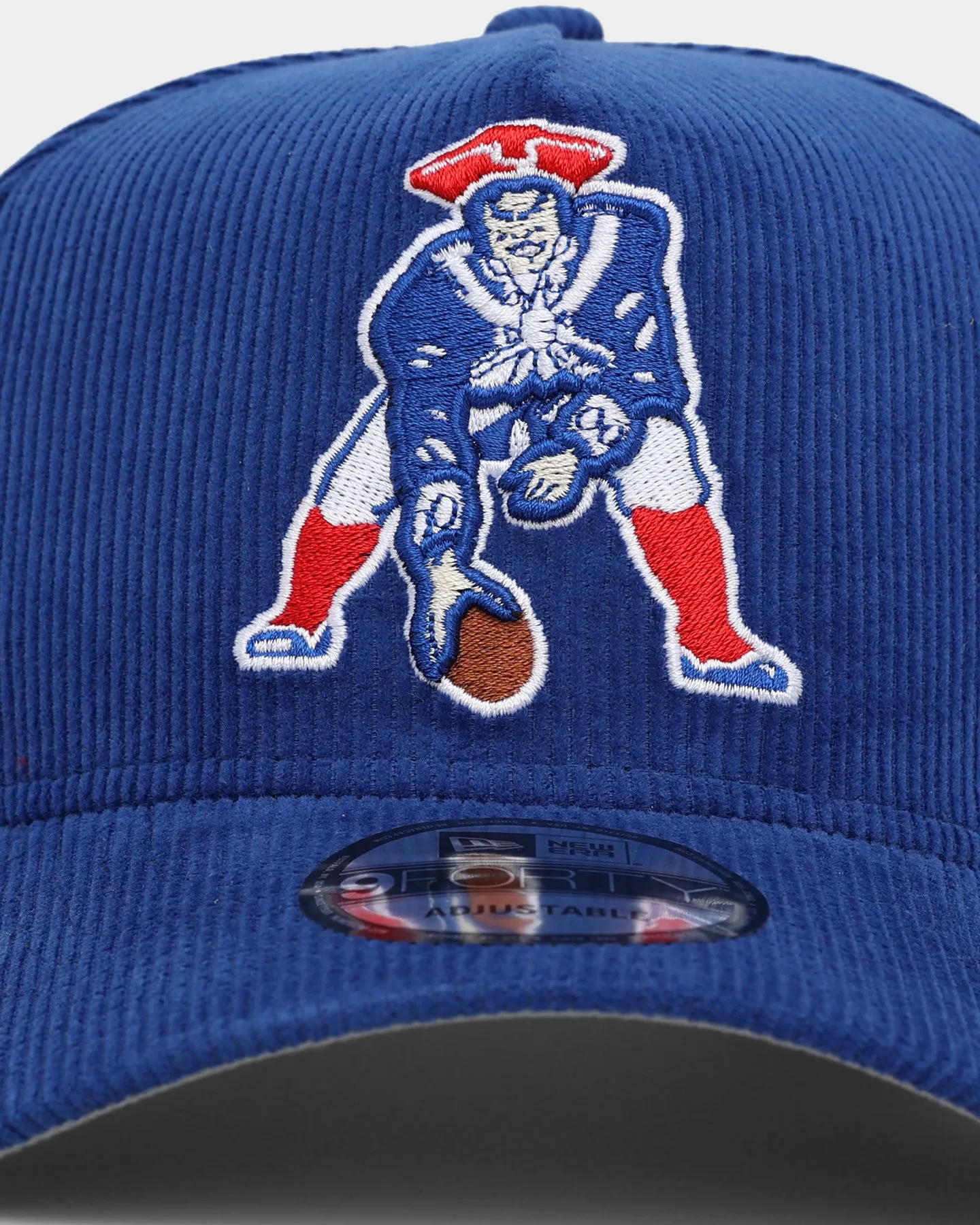 New Era New England Patriots 'NFL Season' Corduroy 9FORTY A-Frame Snapback Blue/OTC sold by Culture Kings product image thumbnail 5