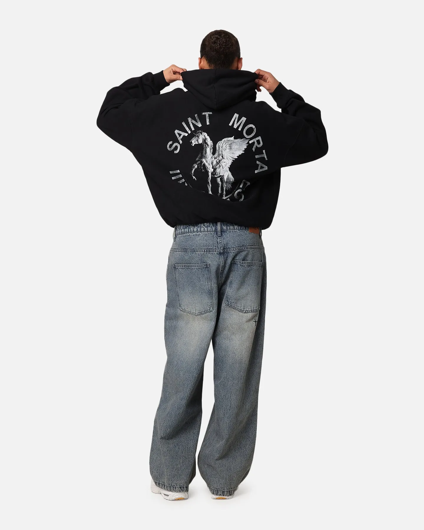 Saint Morta Pegasus Premium Hoodie Black sold by Culture Kings product image thumbnail 3