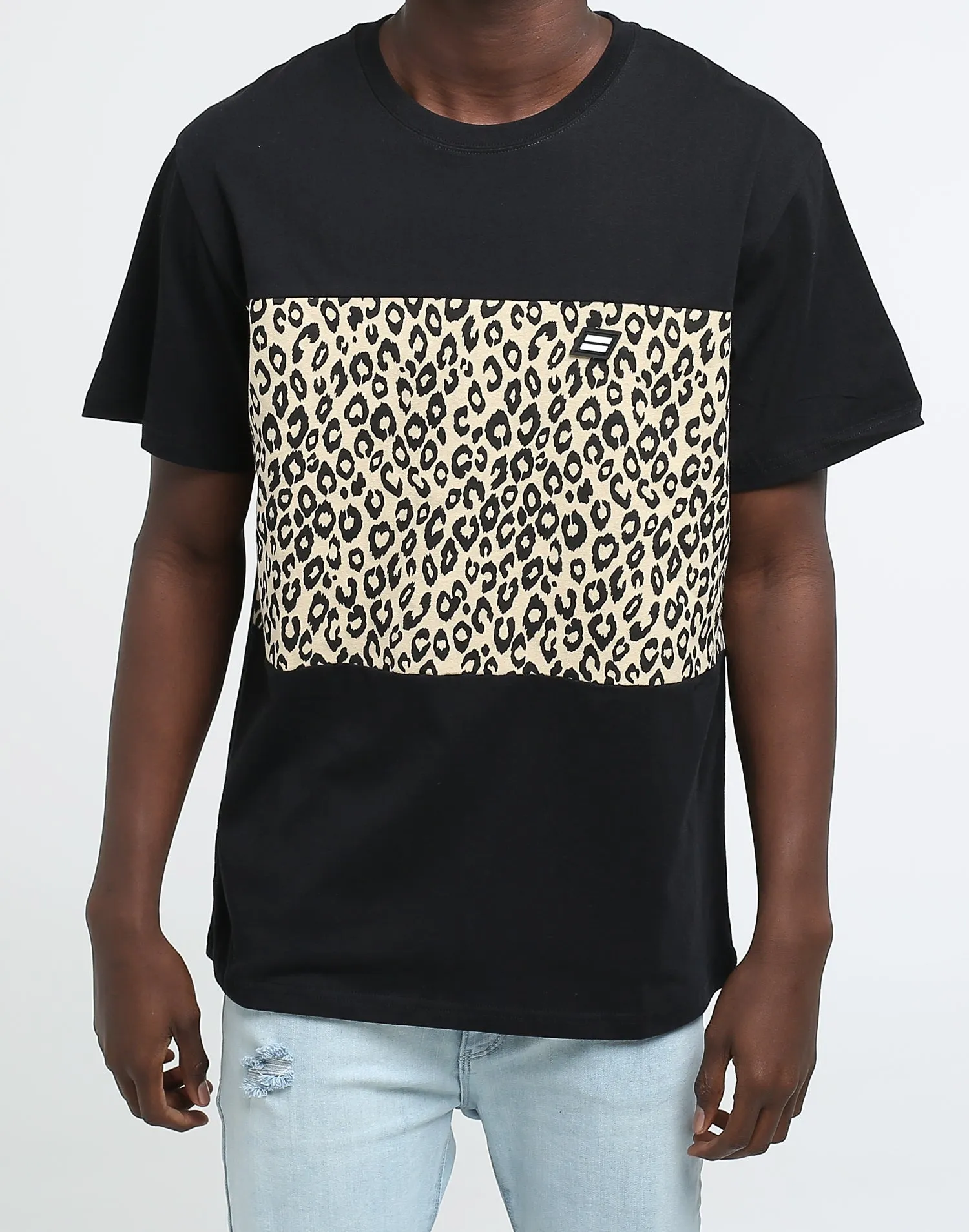 Thing Thing Panel Tee Black/Leopard sold by Culture Kings product image thumbnail 4