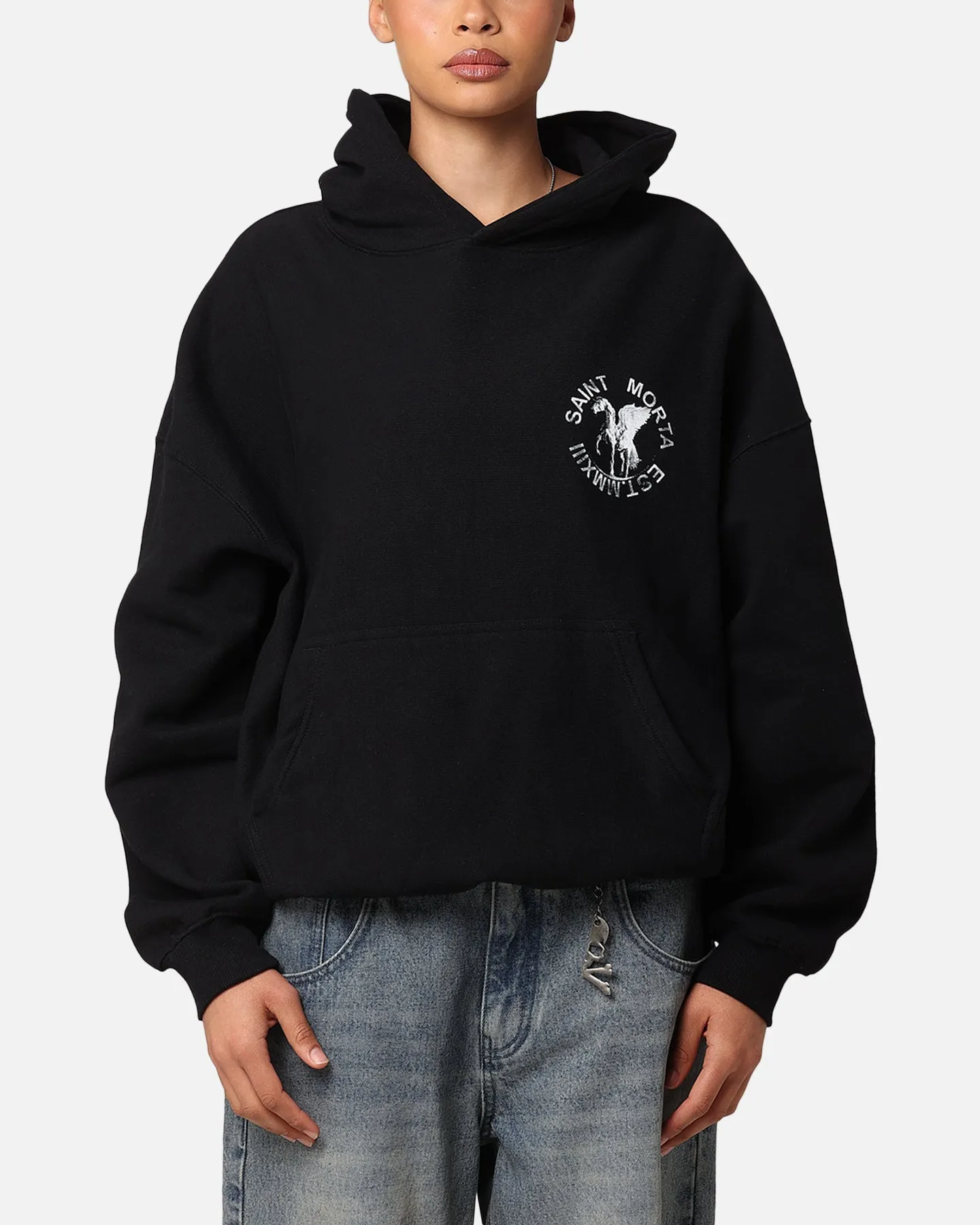 Saint Morta Pegasus Premium Hoodie Black sold by Culture Kings product image thumbnail 2