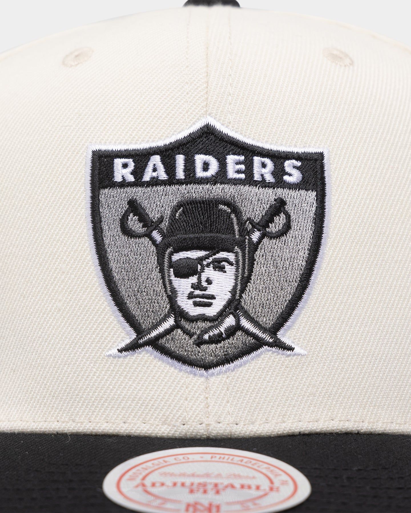 Mitchell & Ness Las Vegas Raiders Go Team Go OG Snapback Vintage Cream sold by Culture Kings product image thumbnail 5