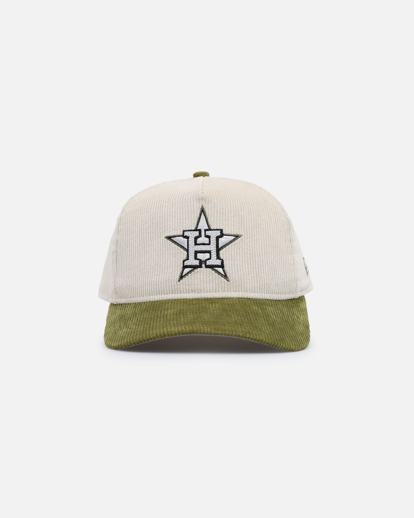 New Era Houston Astros 'Dusty Olive Corduroy' Golfer Pre-Curved Snapback Green Med sold by Culture Kings product image thumbnail 5