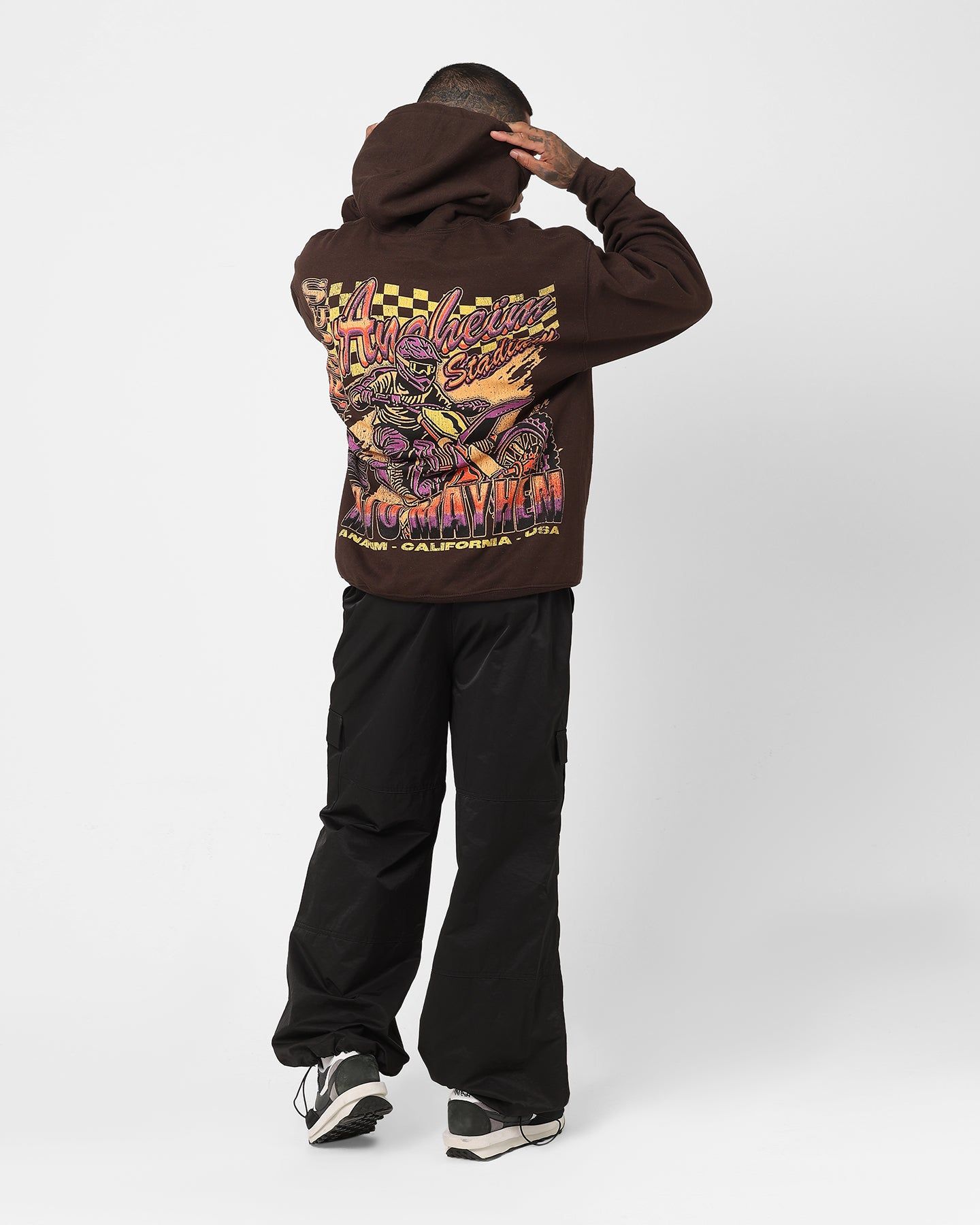 Goat Crew Goat Moto Hoodie Brown sold by Culture Kings product image thumbnail 3