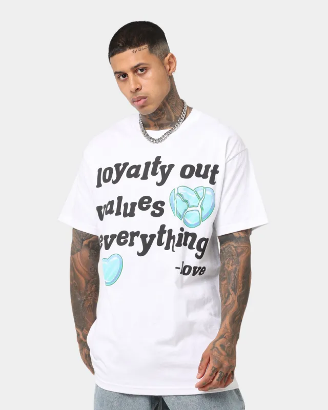L.O.V.E Loyalty T-Shirt White sold by Culture Kings