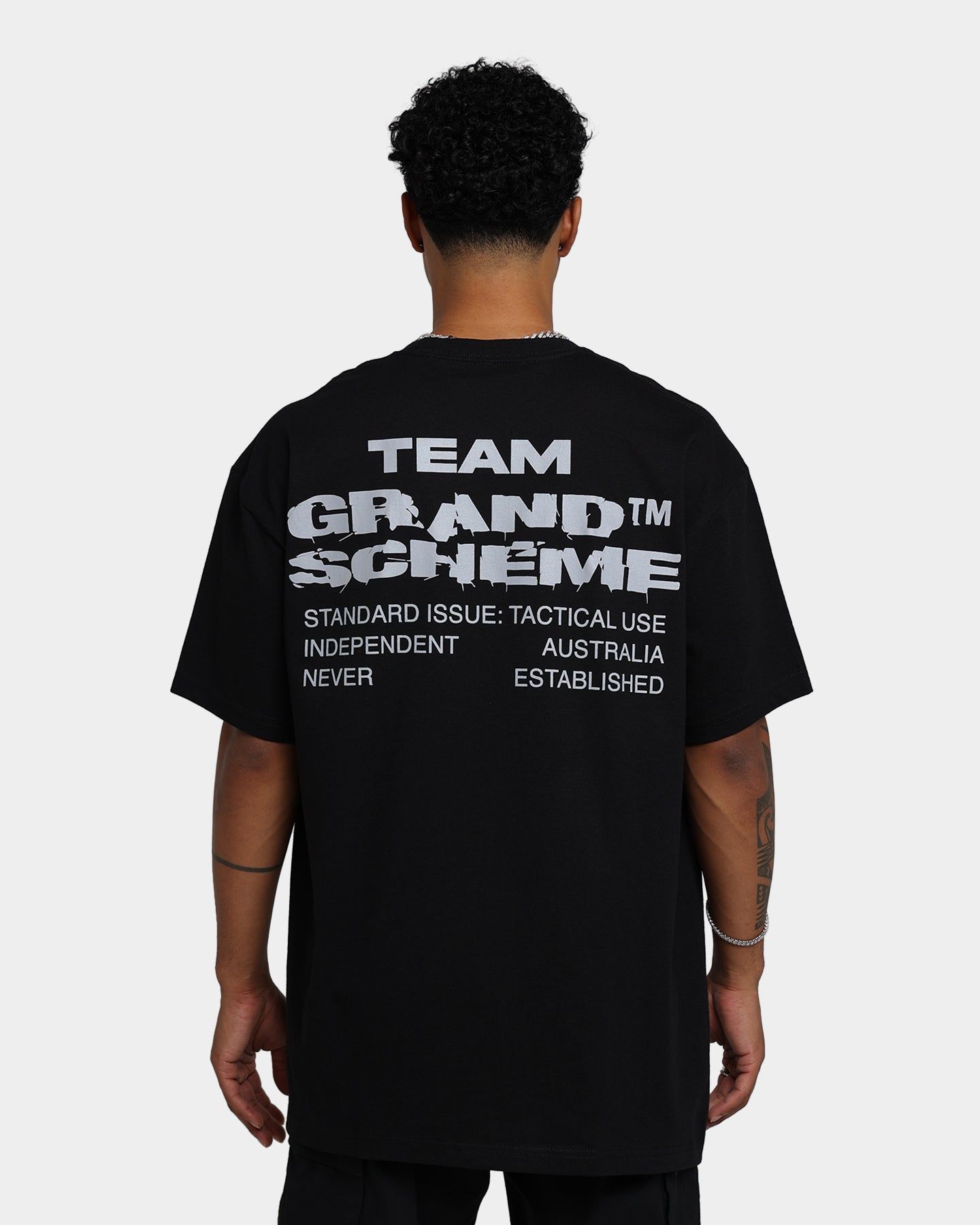 Grand Scheme Team T-Shirt Black sold by Culture Kings product image thumbnail 5