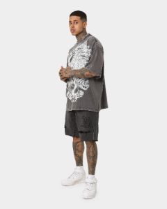 Dead Studios Aloha Denim Shorts Vintage Black sold by Culture Kings