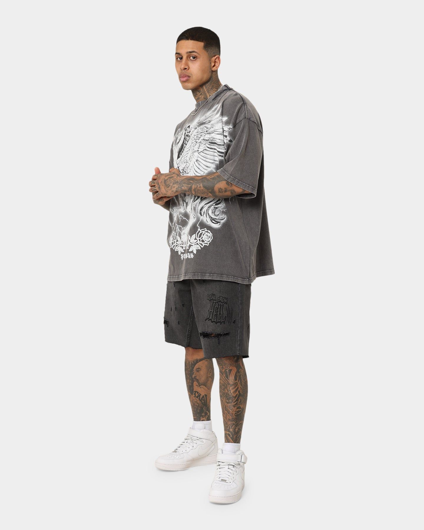 Dead Studios Aloha Denim Shorts Vintage Black sold by Culture Kings product image thumbnail 2