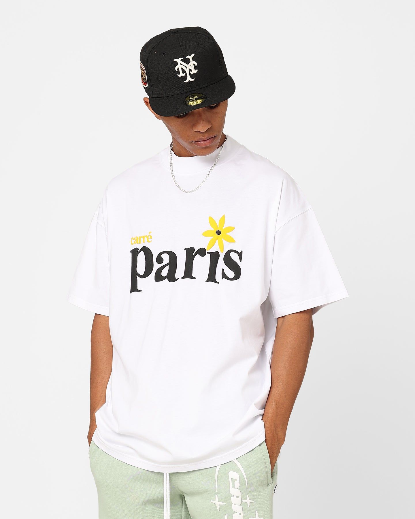 Carre Petal Oversized T-Shirt White sold by Culture Kings