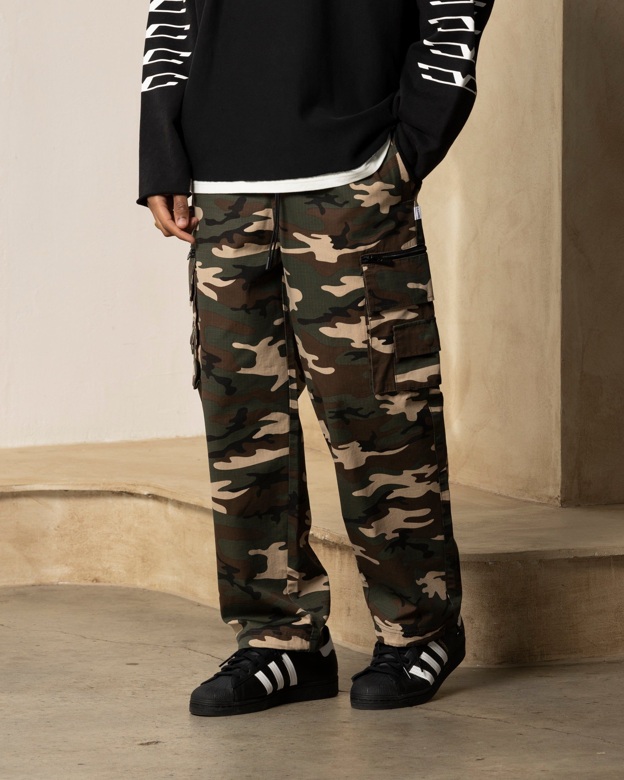 Carre Tactic Cargo Jogger Woodland Camo sold by Culture Kings