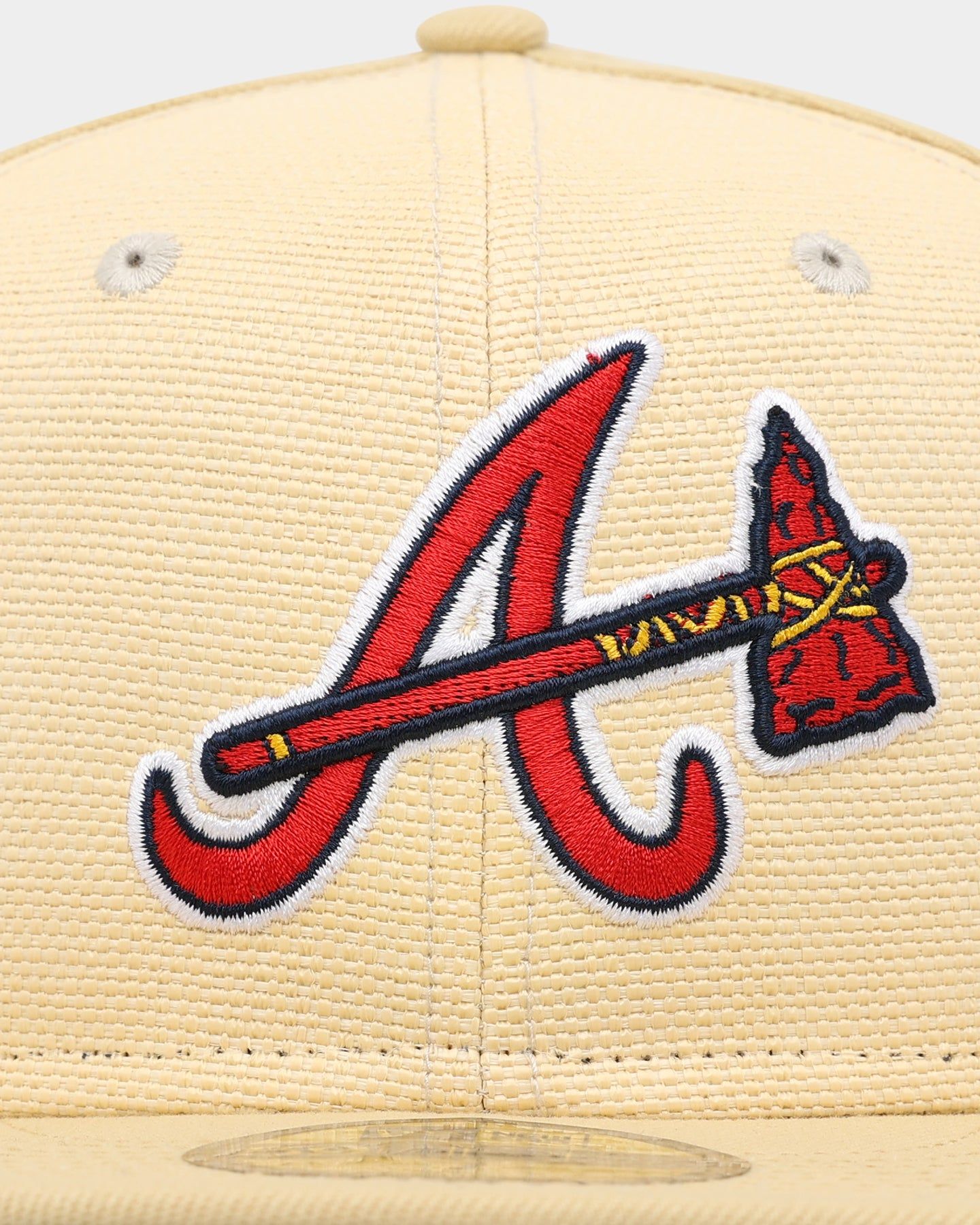 New Era Atlanta Braves 'Raffia Front' 59FIFTY Fitted Vegas Gold/OTC sold by Culture Kings product image thumbnail 5