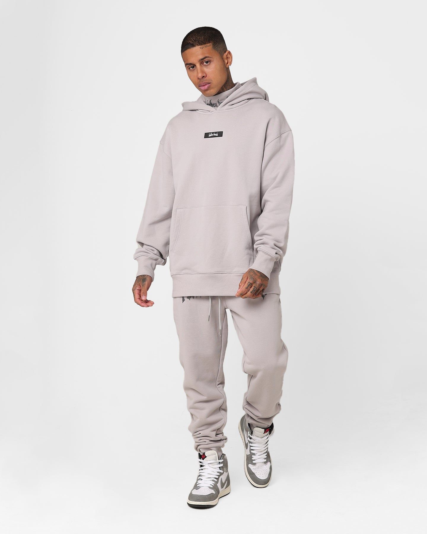Fallen Breed Signature Logo Hoodie Light Grey sold by Culture Kings product image thumbnail 2