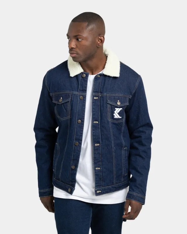 Karl Kani Retro Rinsed Denim Jacket Dark Blue sold by Culture Kings