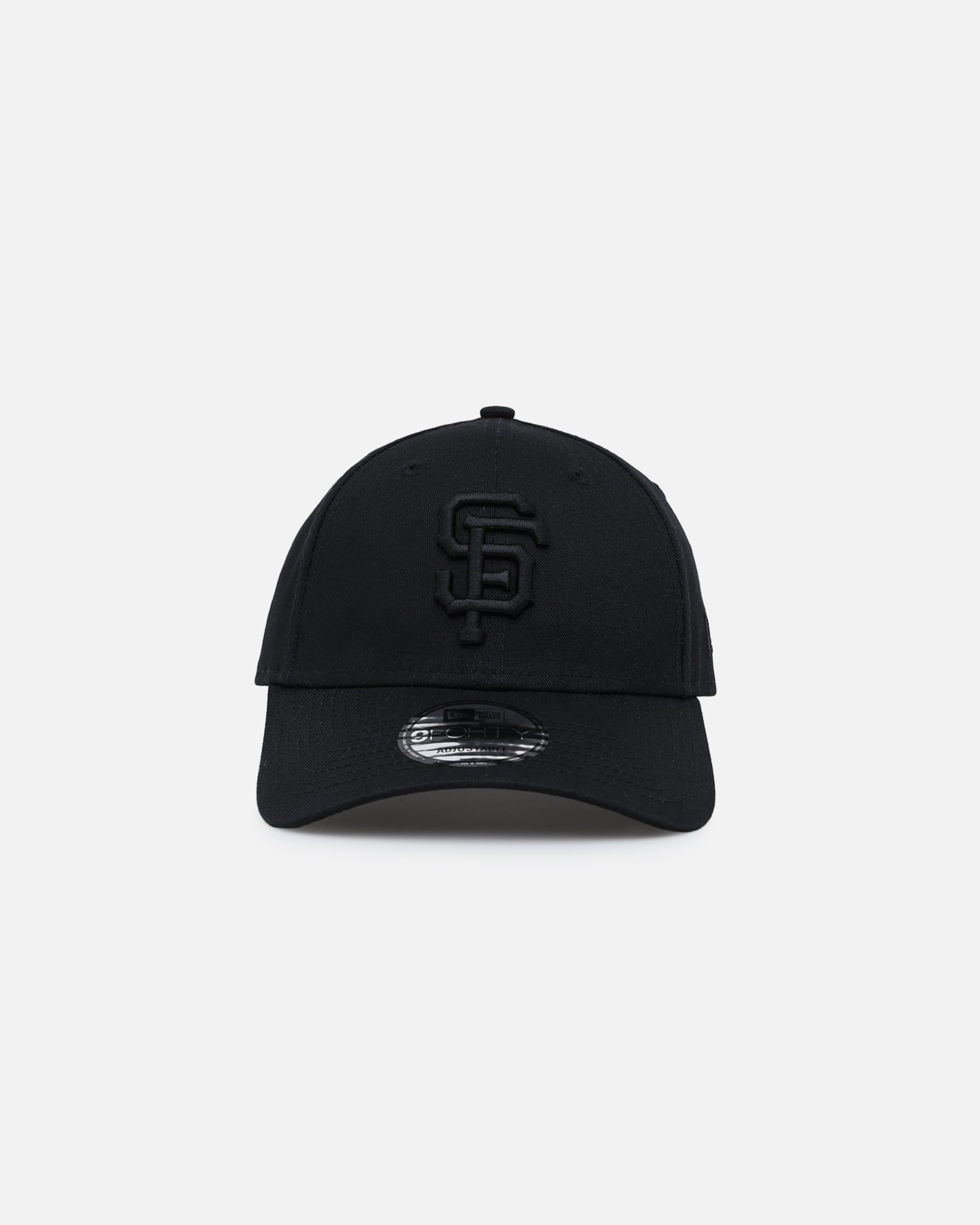 New Era San Francisco Giants 'Black On Black' 9FORTY Casual Strapback Black/Black sold by Culture Kings