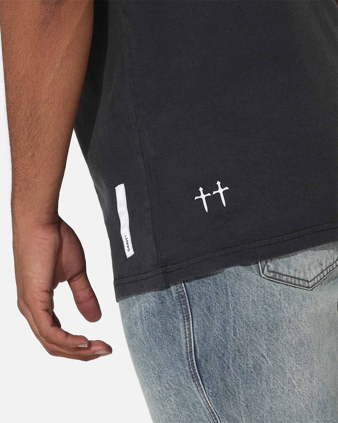 Saint Morta Momento Mori Lafayette T-Shirt Vintage Black sold by Culture Kings product image thumbnail 9