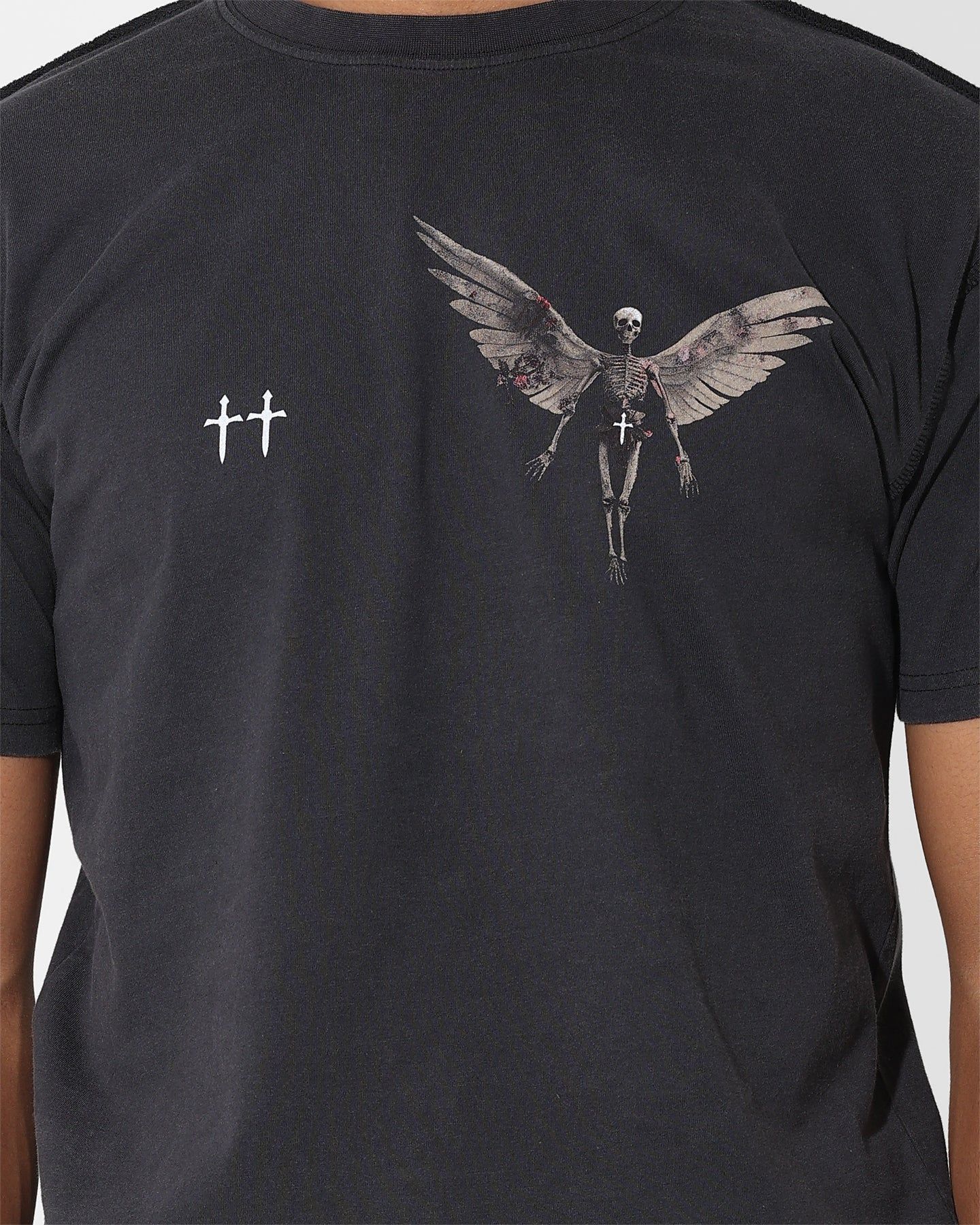 Saint Morta Momento Mori Lafayette T-Shirt Vintage Black sold by Culture Kings product image thumbnail 4