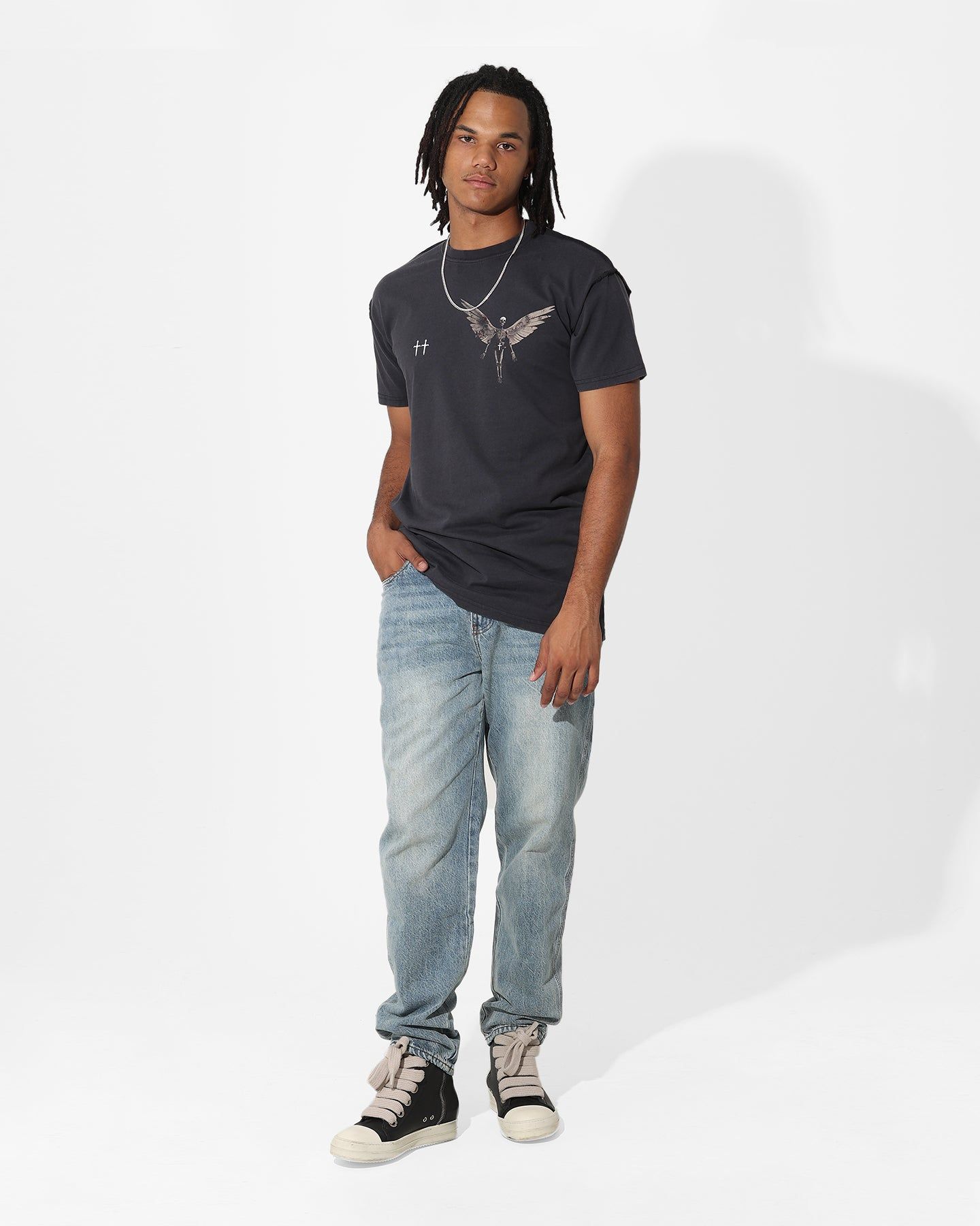 Saint Morta Momento Mori Lafayette T-Shirt Vintage Black sold by Culture Kings product image thumbnail 8