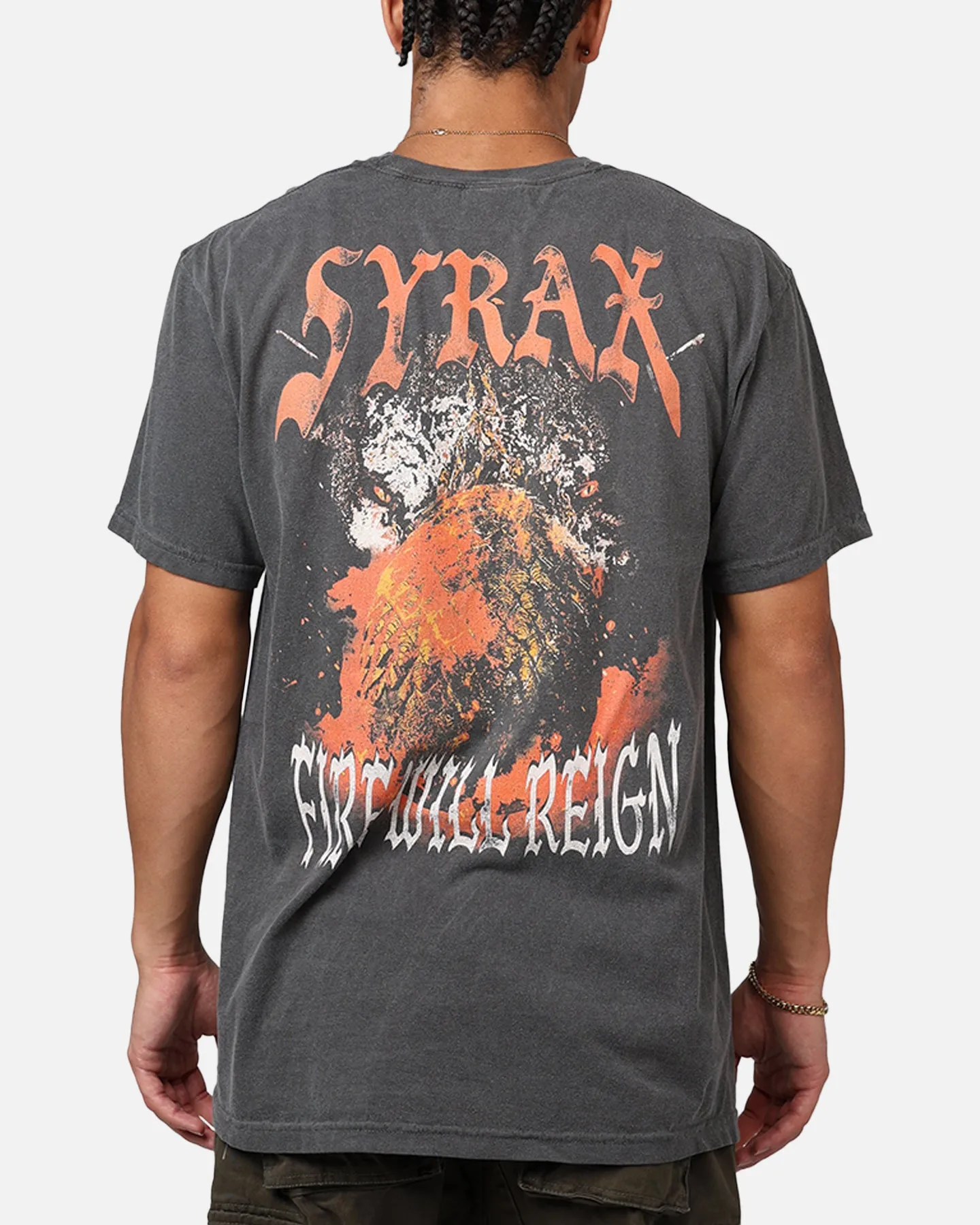 Ripple X Game Of Thrones 'House Of The Dragon' Syrax T-Shirt Washed Black sold by Culture Kings product image thumbnail 2