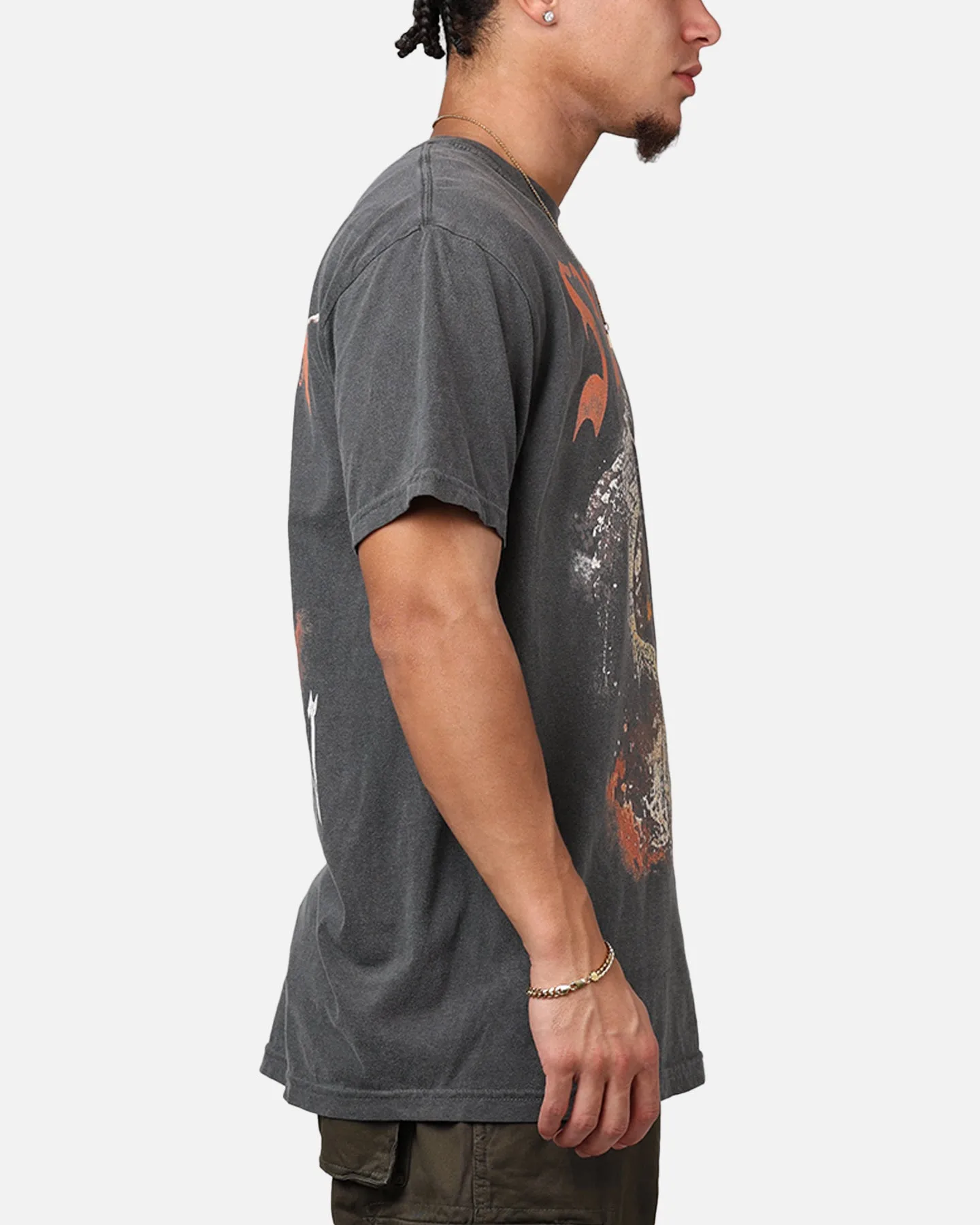 Ripple X Game Of Thrones 'House Of The Dragon' Syrax T-Shirt Washed Black sold by Culture Kings product image thumbnail 4