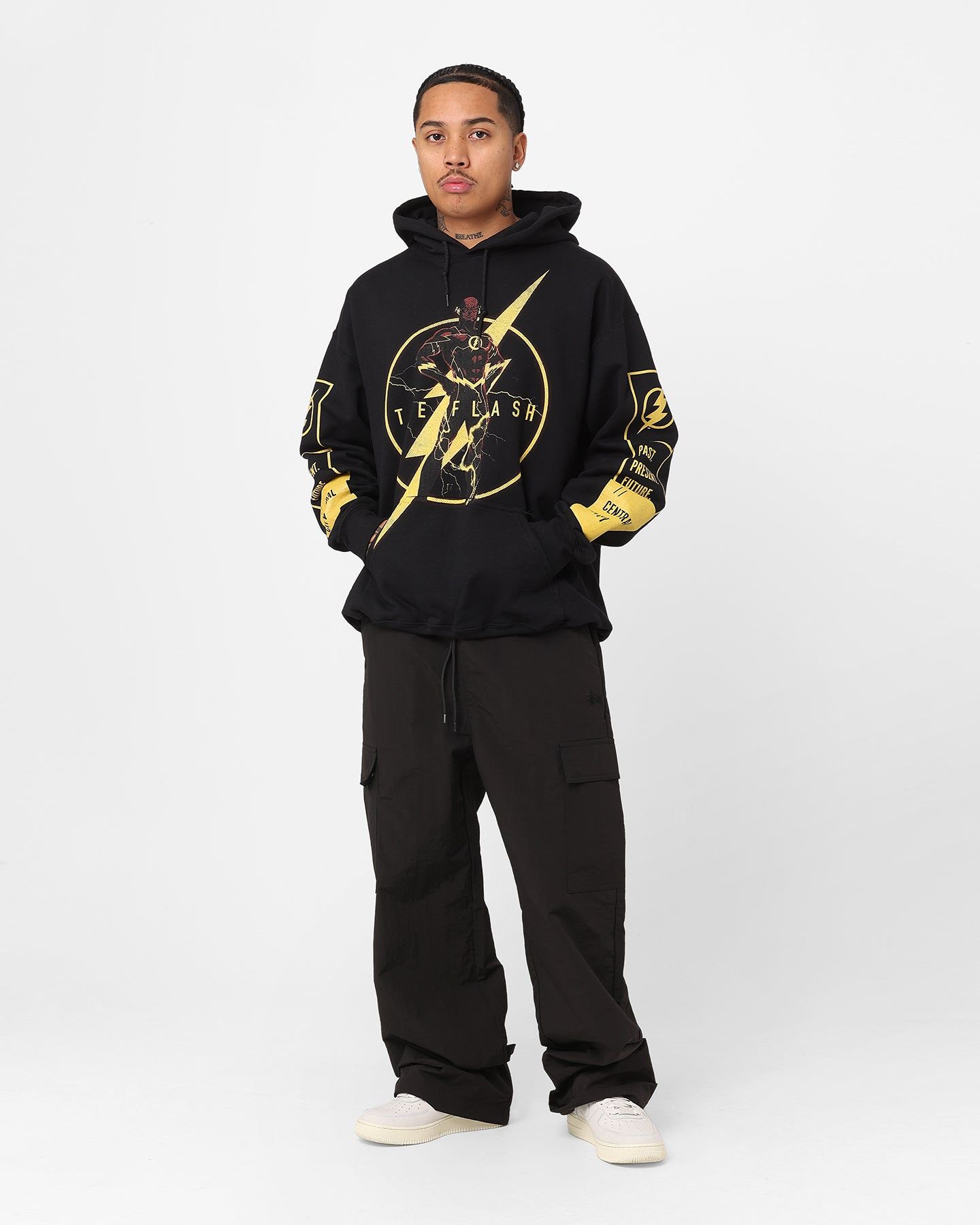 Goat Crew X The Flash The Flash Hoodie Black sold by Culture Kings product image thumbnail 3