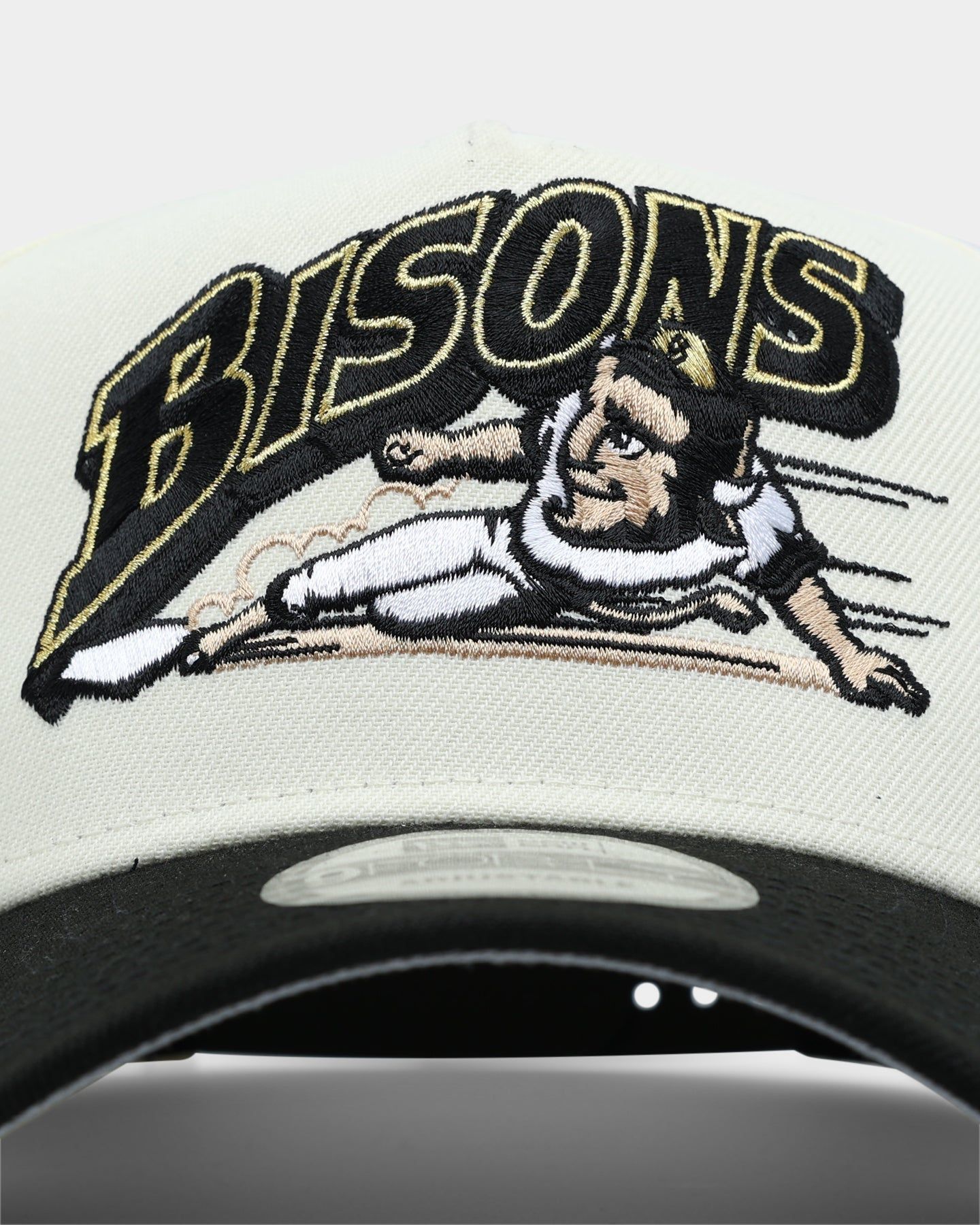 New Era Buffalo Bisons 'White Gold' 9FORTY A-Frame Snapback Chrome/Black sold by Culture Kings product image thumbnail 5