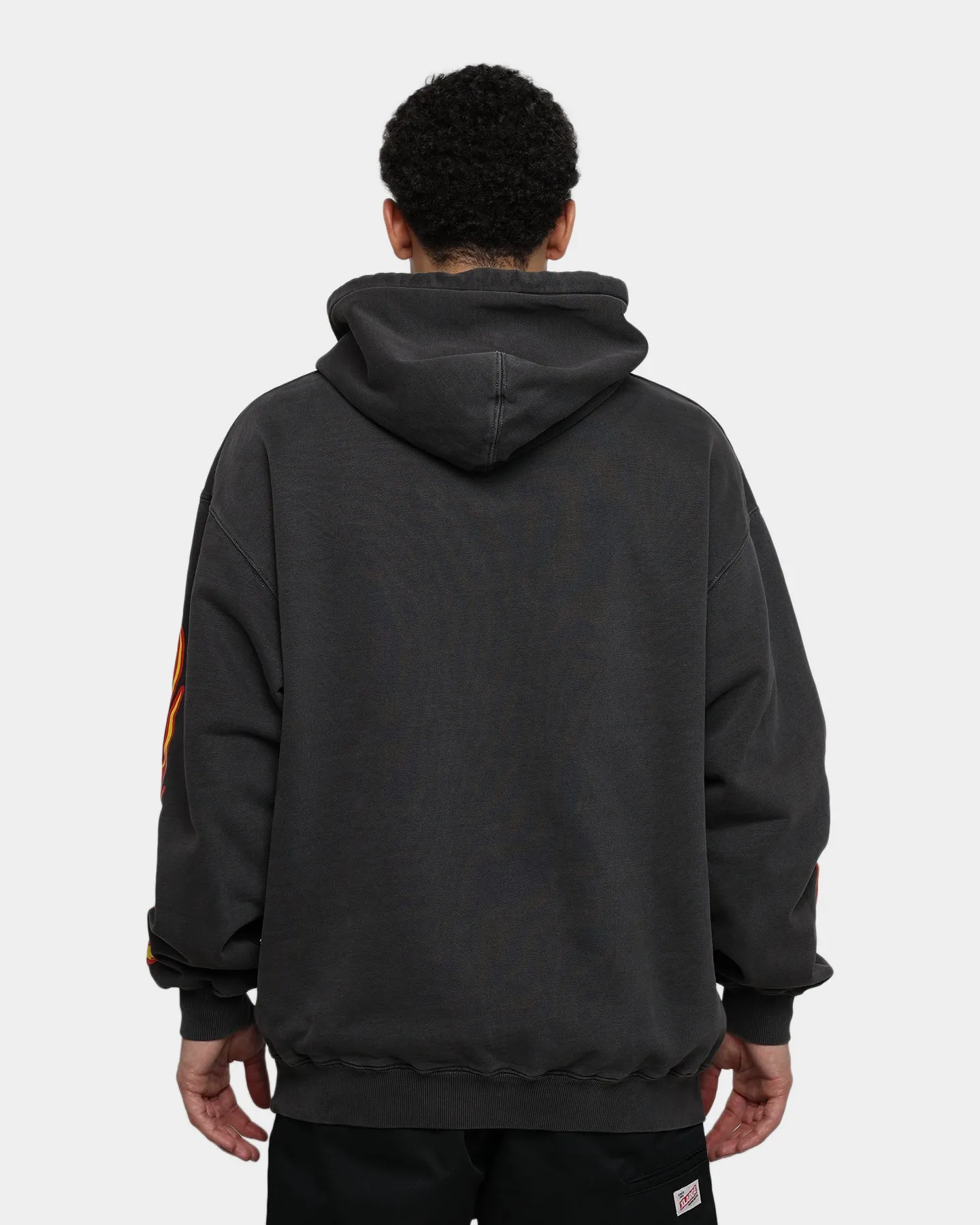 X-Large Pigment Dyed Puff Logo Pullover Hoodie Black sold by Culture Kings product image thumbnail 4